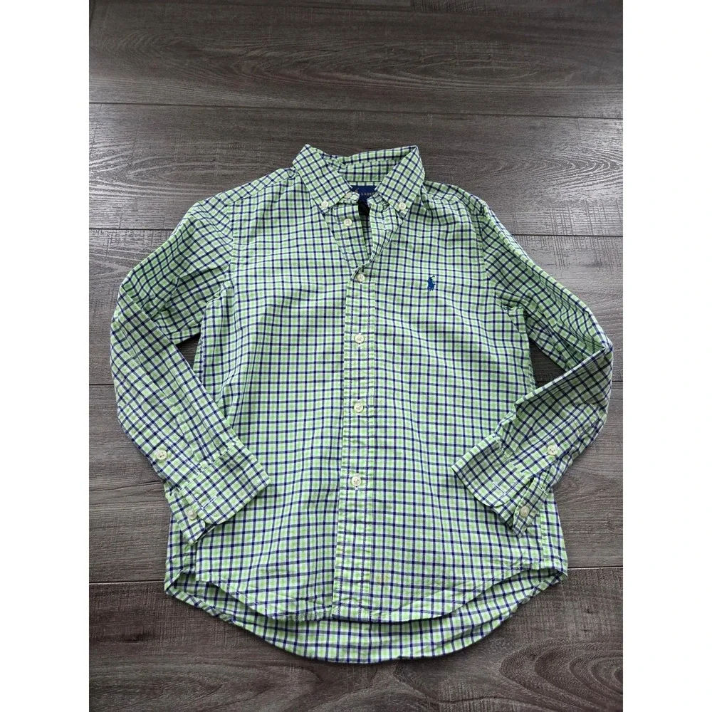 Ralph lauren boys botton down top size‎ 6